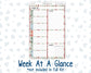 Kit 0245 - A5 - Plum Paper Daily - Weekly Kit - December - Vintage Christmas