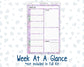 Kit 0263 - A5 - Plum Paper Daily - Weekly Kit - April - Lavender Drift