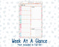 Kit 0246 - A5 - Plum Paper Daily - Weekly Kit - December - Gingerbread Sweets