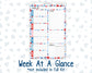 Kit 0224 - A5 - Plum Paper Daily - Weekly Kit - July - Patriotic Parade