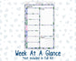 Kit 0258 - A5 - Plum Paper Daily - Weekly Kit - March - Plant Therapy