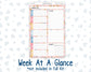 Kit 0305 - A5 - Plum Paper Daily - Weekly Kit - December - Sugarplum Parade