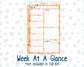 Kit 0241 - A5 - Plum Paper Daily - Weekly Kit - November - Pumpkin Latte