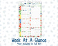 Kit 0220 - A5 - Plum Paper Daily - Weekly Kit - June - June Berries