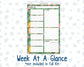 Kit 0226 - A5 - Plum Paper Daily - Weekly Kit - July - Tropical Whimsy