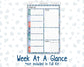 Kit 0247 - A5 - Plum Paper Daily - Weekly Kit - December - Snow Day Adventures