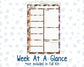 Kit 0298 - A5 - Plum Paper Daily - Weekly Kit - October - Velvet Bloom