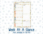 Kit 0300 - A5 - Plum Paper Daily - Weekly Kit - October - Autumn Stroll