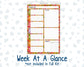 Kit 0240 - A5 - Plum Paper Daily - Weekly Kit - November - Cozy Thanksgiving