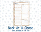 Kit 0301 - A5 - Plum Paper Daily - Weekly Kit - November - Sunday Comfort