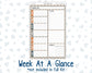 Kit 0237 - A5 - Plum Paper Daily - Weekly Kit - October - Forest Folk