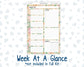 Kit 0259 - A5 - Plum Paper Daily - Weekly Kit - March - Spring Garden Chores