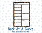 Kit 0238 - A5 - Plum Paper Daily - Weekly Kit - October - Starry Autumn Nights