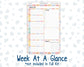 Kit 0222 - A5 - Plum Paper Daily - Weekly Kit - June - Beach Day