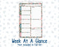Kit 0275 - A5 - Plum Paper Daily - Weekly Kit - July - Tropical Safari Blush