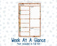 Kit 0243 - A5 - Plum Paper Daily - Weekly Kit - November - Boho Autumn