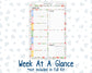 Kit 0279 - A5 - Plum Paper Daily - Weekly Kit - August - Not Ready For School