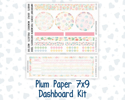 Kit 0260 - 7x9 - Plum Paper - Dashboard Kit - April - Pastel Egg Hunt
