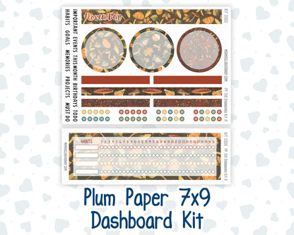 Kit 0302 - 7x9 - Plum Paper - Dashboard Kit - November - Thankful Season