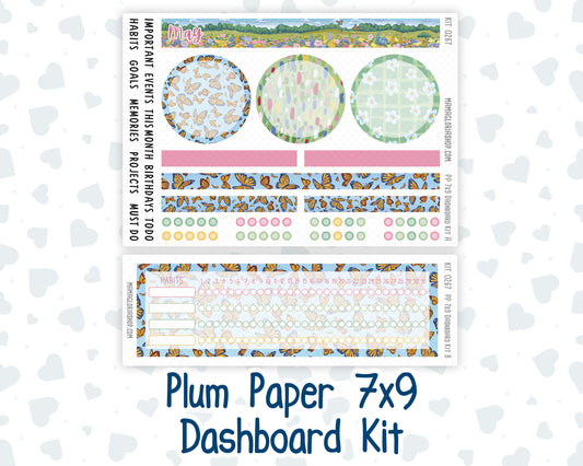 Kit 0267 - 7x9 - Plum Paper - Dashboard Kit - May - Flowers For Mama