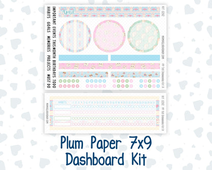 Kit 0262 - 7x9 - Plum Paper - Dashboard Kit - April - Spring Puffs