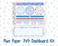 Kit 0224 - 7x9 - Plum Paper - Dashboard Kit - July - Patriotic Parade