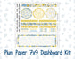 Kit 0274 - 7x9 - Plum Paper - Dashboard Kit - July - Sunny Lemon Shore