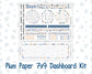 Kit 0299 - 7x9 - Plum Paper - Dashboard Kit - October - Book Nook