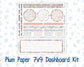 Kit 0266 - 7x9 - Plum Paper - Dashboard Kit - May - Froggy Lake Picnic