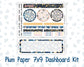 Kit 0248 - 7x9 - Plum Paper - Dashboard Kit - January - Midnight Countdown