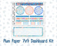 Kit 0268 - 7x9 - Plum Paper - Dashboard Kit - June - Sea Sweeties