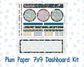 Kit 0304 - 7x9 - Plum Paper - Dashboard Kit - November - Autumn In Bloom