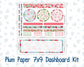 Kit 0276 - 7x9 - Plum Paper - Dashboard Kit - July - Melon Crush