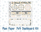 Kit 0272 - 7x9 - Plum Paper - Dashboard Kit - May - Graduation