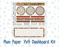 Kit 0302 - 7x9 - Plum Paper - Dashboard Kit - November - Thankful Season
