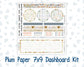 Kit 0300 - 7x9 - Plum Paper - Dashboard Kit - October - Autumn Stroll