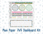 Kit 0267 - 7x9 - Plum Paper - Dashboard Kit - May - Flowers For Mama