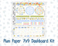 Kit 0269 - 7x9 - Plum Paper - Dashboard Kit - June - Dolce Mare