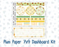 Kit 0277 - 7x9 - Plum Paper - Dashboard Kit - August - Sunflower Drama Club