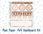 Kit 0296 - 7x9 - Plum Paper - Dashboard Kit - September - Coffee Break