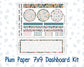 Kit 0275 - 7x9 - Plum Paper - Dashboard Kit - July - Tropical Safari Blush
