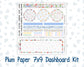 Kit 0279 - 7x9 - Plum Paper - Dashboard Kit - August - Not Ready For School