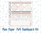 Kit 0293 - 7x9 - Plum Paper - Dashboard Kit - September - Fleur de Provence