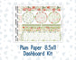 Kit 0295 - 8.5x11 - Plum Paper - Dashboard Kit - September - Apple Harvest