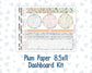 Kit 0259 - 8.5x11 - Plum Paper - Dashboard Kit - March - Spring Garden Chores