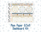 Kit 0300 - 8.5x11 - Plum Paper - Dashboard Kit - October - Autumn Stroll