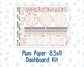 Kit 0293 - 8.5x11 - Plum Paper - Dashboard Kit - September - Fleur de Provence