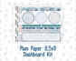 Kit 0247 - 8.5x11 - Plum Paper - Dashboard Kit - December - Snow Day Adventures