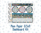 Kit 0304 - 8.5x11 - Plum Paper - Dashboard Kit - November - Autumn In Bloom