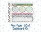 Kit 0267 - 8.5x11 - Plum Paper - Dashboard Kit - May - Flowers For Mama